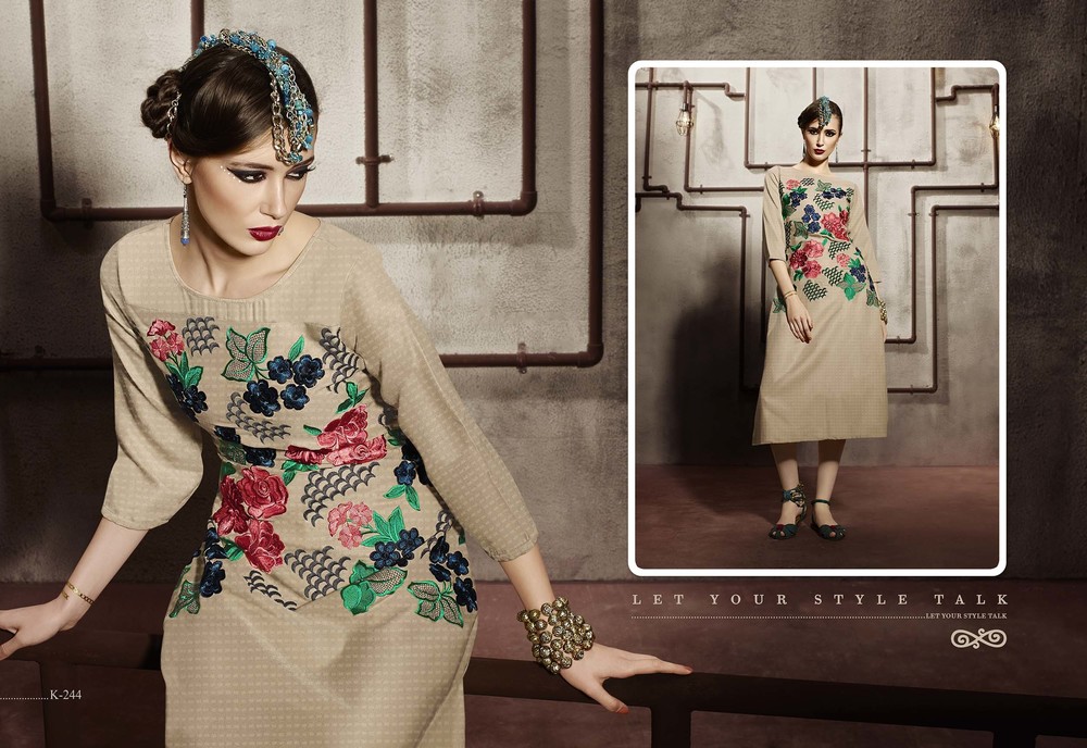 cotton printed kurtis