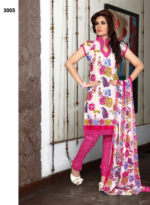 Cotton Suits - Cotton, Multiple Sizes, Pink | Soft Fabric, Stylish Floral Design, Comfortable Fit