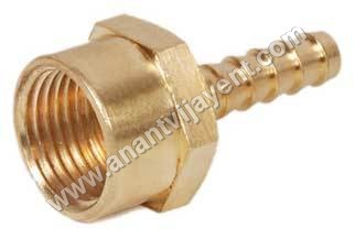 Brass Female Barb Nipple