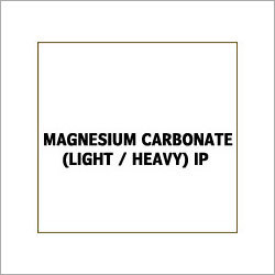 Light Magnesium Carbonate