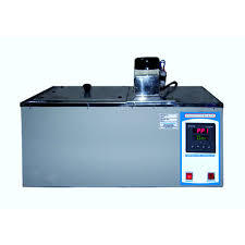 Water Bath With Stirring Arrangement - Double Walled Cylindrical, High Precision, Uniform Heating, Efficient Stirring