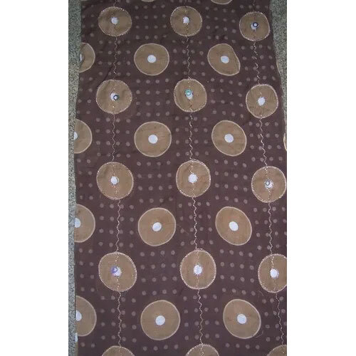 Cotton Printed Embroidery Scarves