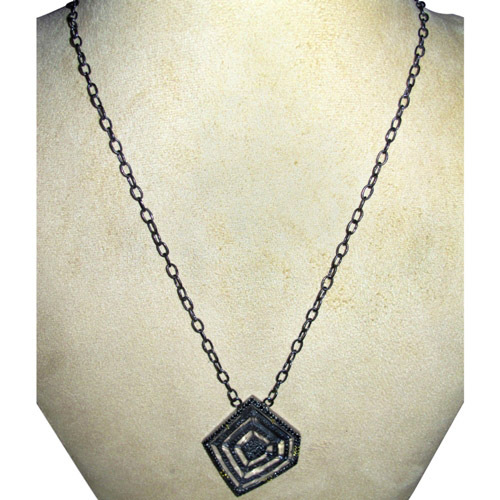 Crystal Diamond Pave Long Necklace Jewelry