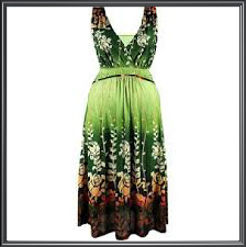 Ladies Floral Tie Dye Dress