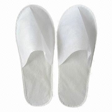 White Disposable Non Woven Slipper