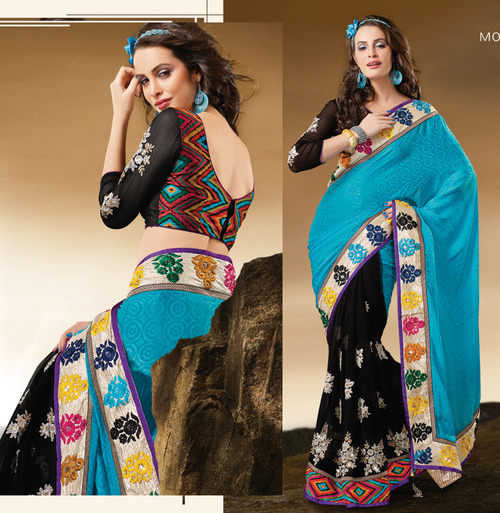 Designer Jacquard Stylish Saree