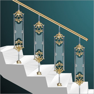 Stainless Steel Railing With Brass