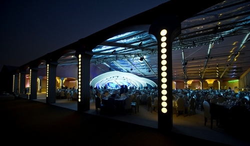 High profile venue and stage decore