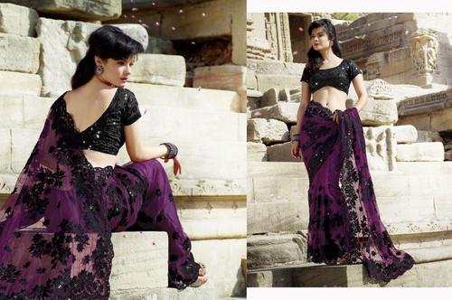 Designer Net Saree