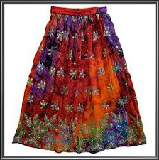 Ladies Tie & Dye Skirt