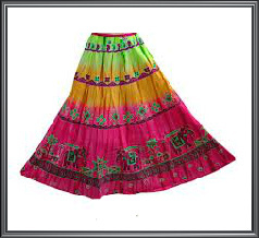 Ladies Tie & Dye Skirt