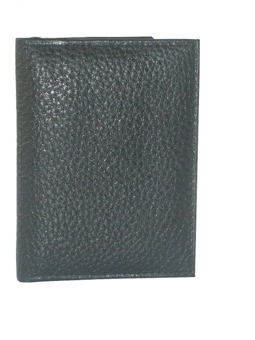 Men Leather Purse - Genuine Leather, 4x3x1 Inches, Dark Green | Snap Button Closure, Multiple Interior Pockets, Compact Design