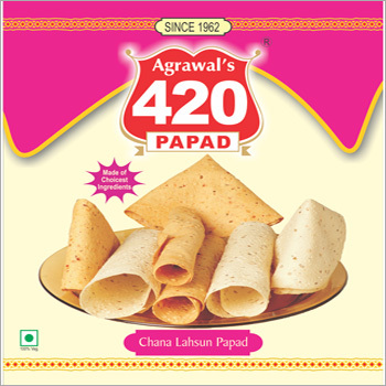 Chana Lahsun Papad