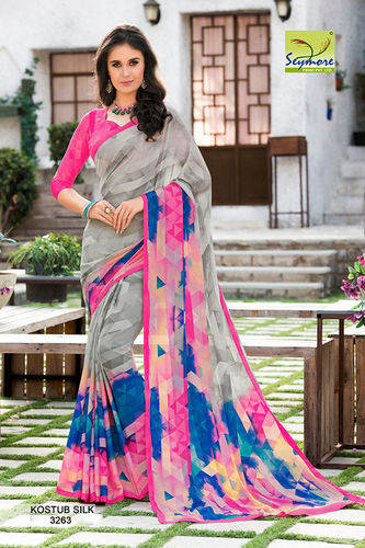 Brocade Crepe Sarees