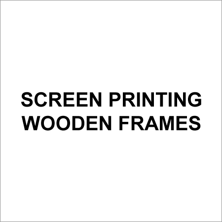 Screen Printing Wooden Frames