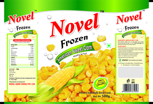 Yellow Corn Packing Pouch 500G
