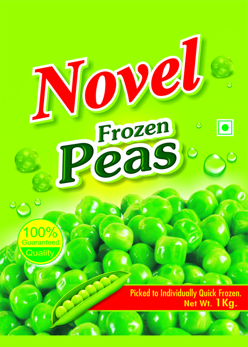 Peas Packing Pouch - Paper, 200 g, 225 mm Width x 203.2-279.4 mm Length, Green | Moisture Resistant, Unique Design, Durable for Food Storage