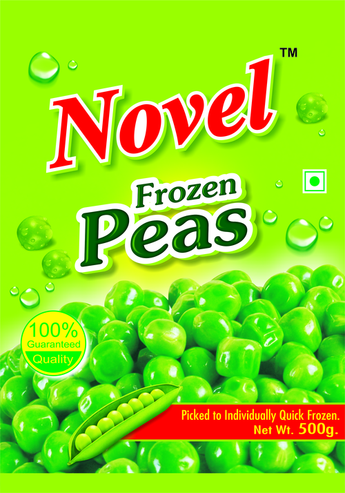 Green Frozen Peas Packing Pouch