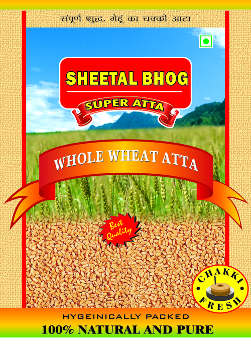 For Sheetal Bhog Atta Packing Bag Stand Up Pouch