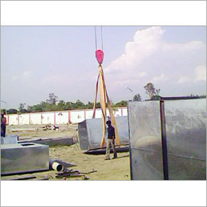Duct Erection in Progress