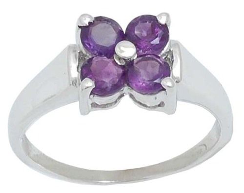 Affordable And Cheap Gemstone Silver Ring For Wholesale, Amethyst Ring Gender: Women