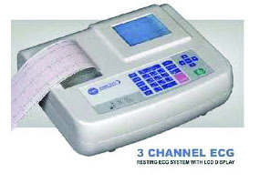 3-Channel ECG Machine