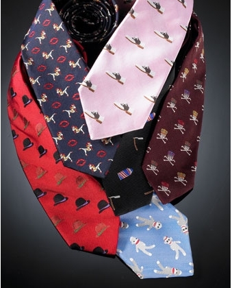 PRINTEDTIES - Silk, 58" x 3.5", Various Colors | Stylish Designs, Customizable, Gift Box Packaging