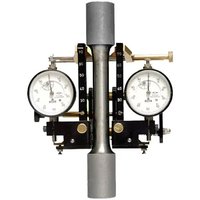 Mechanical Extensometer - Metal, Measuring Range 0 - 3 Mm, Gauge Length Adjustable 30 - 120 Mm | Measures Elongation With 0.01 Mm Least Count, Supports Round And Flat Specimens