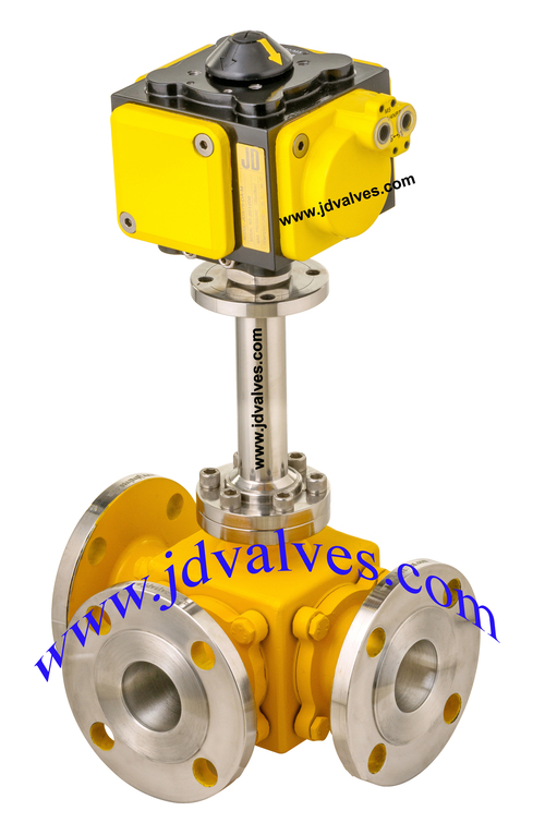 Three Way Ball Valves - BS 5351 / ANSI B 16.34 / API 6D Valve Design | Butt Weld, Socket Weld, and Screwed End Options