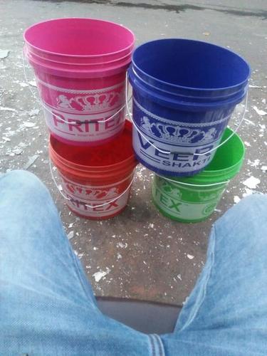 Various Color Plastic Water Bucket