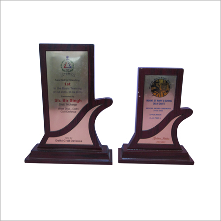 Wooden Shield Plaque