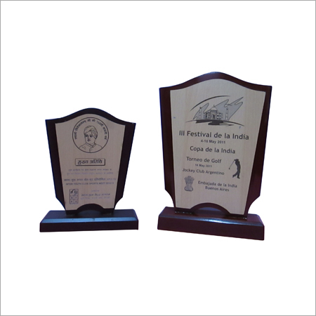 Wooden Trophy Shield