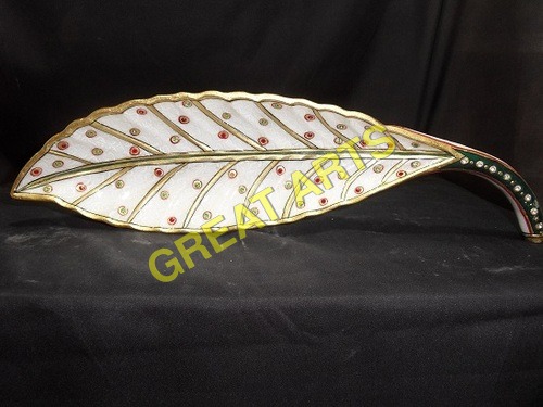 Marble Leef Plates