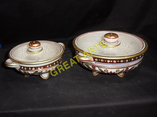 Marble Fruit Bowls