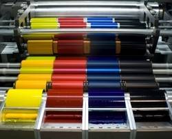 Ink Transfer Roller On Offset Press