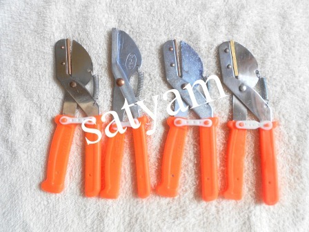Date Scissor/Date Cutter - Steel Blade 7cm, Orange Ergonomic Handle 12cm, Durable Design