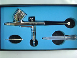 Air Brush-Pen - Metal & Plastic, 150mm, Silver, 0.3mm Nozzle | Precise Control, Fine Detail, Smooth Finish