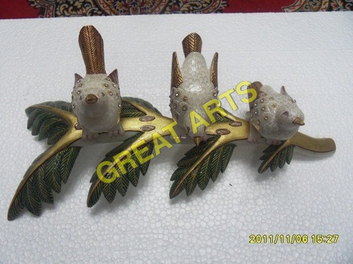 Marble Bird's Statues