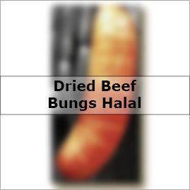 Dried Beef Bungs Halal