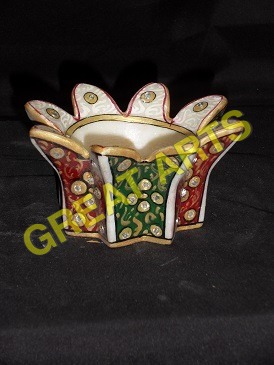 Marble Candle Stand 