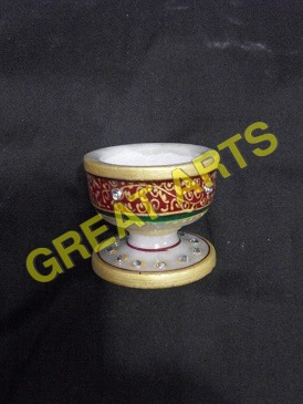 Marble Candle Stand 