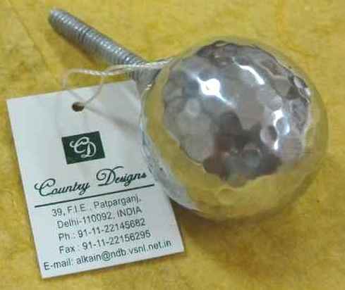 Metal Hammerd disign door knob