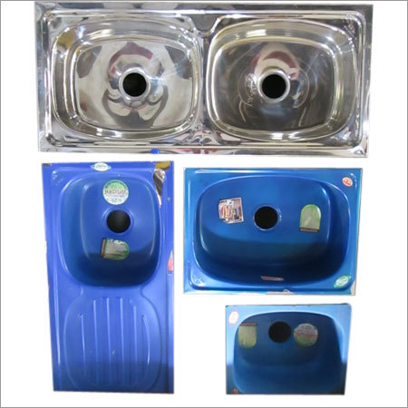 Sink - Stainless Steel, Standard Drain Size, Polished Finish | Durable Material, Easy Cleaning, Stylish Design, Space Saving