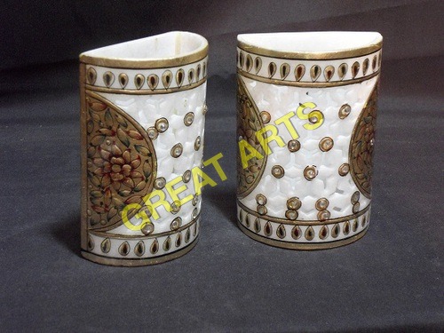 Marble Cut Hanging Glass Matki