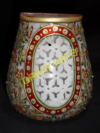 Marble Cut Hanging Glass Matki