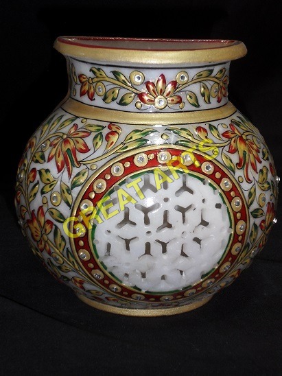 Marble Cut Hanging Glass  Matki