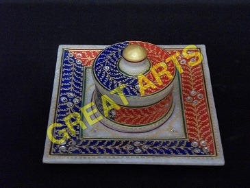 Marble Dry Fruits Dibbi Set