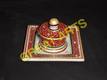 Marble Dry Fruits Dibbi Set 