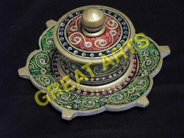 Marble Dry Fruits Dibbi Set