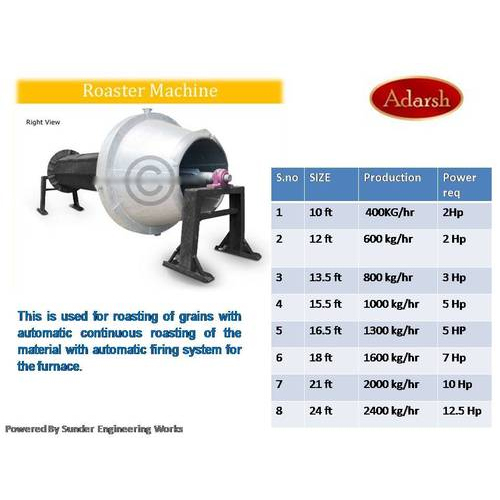 Paddy Roaster Machine